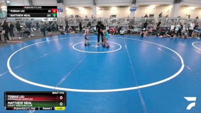 80 lbs Round 3 - Tobias Liu, Powerhouse Wrestling vs Matthew Neal, Legacy Wrestling Club