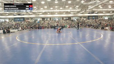 94 lbs 3rd Place Match - Kaden Aguayo, Team Champs Wrestling Club vs Theo Eliopoulos, Mile High Wrestling Club
