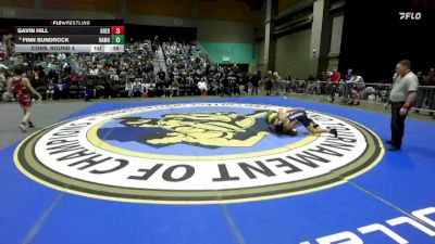 126 lbs Cons. Round 4 - Finn Bundrock, Battle Mountain vs Gavin Hill, Gregori