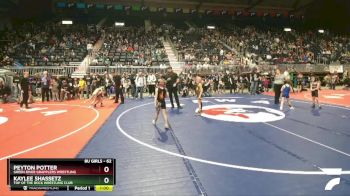 62 lbs Semifinal - Kaylee Shassetz, Top Of The Rock Wrestling Club vs Peyton Potter, Green River Grapplers Wrestling