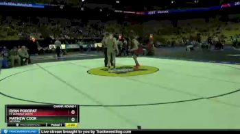 113 lbs Champ. Round 1 - Mathew Cook, Seckman vs Ryan Poropat, Ft. Zumwalt South