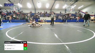 61-64 lbs Consi Of 8 #2 - Walker Gibbons, Sperry Wrestling Club vs Grayson Varnell, Team Tulsa Wrestling Club