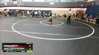 126 lbs Round 2 - Pamela Carlos Maldonado, Klein Oak (Girls) vs Chamille Bryson, Cypress Creek (Girls)
