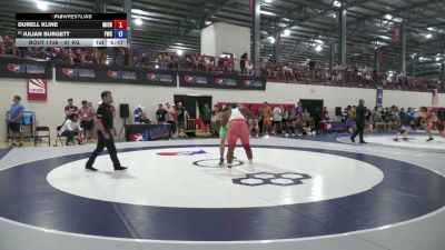 97 kg Champ. Rd Of 32 - Durell Kline, Michigan vs Julian Burgett, Fishers Wrestling Club