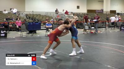 82 kg Cons 8 #2 - Quinlan Nelson, Illinois vs Beka Melelashvili, NYAC