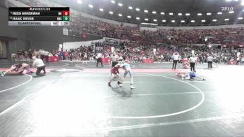 80 lbs Quarterfinal - Reed Akkerman, Wisconsin Rapids vs Isaac Kruse, Askren Wrestling Academy