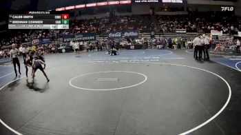 D 2 120 lbs Cons. Round 4 - Caleb Smith, Comeaux vs Brennan Cormier, Carencro