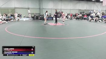 125 lbs Quarters & 1st Wb (16 Team) - Lexie Lopez, Colorado vs Frances Kranz, South Dakota