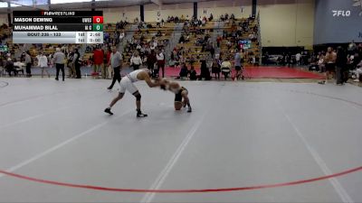 133 lbs Cons. Round 2 - Muhammad Bilal, Iowa Central Community College vs Mason Dewing, UW-Eau Claire