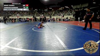58 lbs Semifinal - Brady Culwell, Dodge City Wrestling Academy vs Christian Schwahn, Chandler Takedown Club