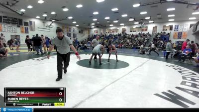 138 lbs Cons. Round 4 - Ruben Reyes, Chino Hills vs Ashton Belcher, Nordoff