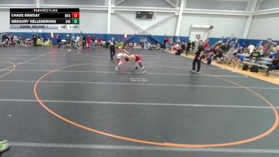 113 lbs Cons. Round 1 - Gregory Hellendrung, Unattached vs Chase Ramsay, Unattached
