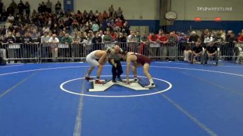 138 lbs Quarterfinal - Nick Pallaria, Timberlane vs Ryan Jack, Danbury