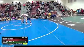 182 lbs Quarterfinal - Dusty Carter, Powell vs Julian Cabello, Shoshoni