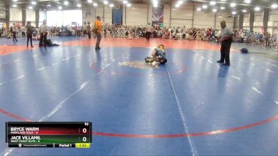 52 lbs Rd# 4- 2:00pm Friday Final Pool - Jace Villamil, West Coast Elite vs Bryce Warm, Maryland GOLD