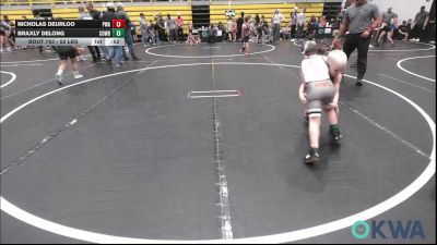 52 lbs Consi Of 4 - Nicholas Deurloo, Perry Wrestling Academy vs Braxly DeLong, Cowboy Wrestling Club