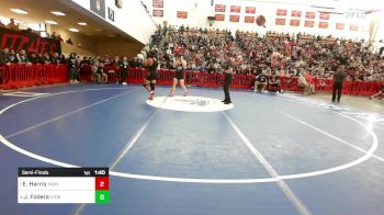 190 lbs Semifinal - Ethan Harris, Taunton vs James Fodera, Lynnfield/N.Reading