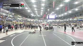61 lbs Quarterfinal - Bearett Rust, Athlos Wrestling vs Eli Werner, Colorado Hammers