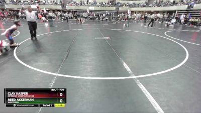 77 lbs Semifinal - Reed Akkerman, Wisconsin vs Clay Kasper, Kimberly Wrestling Club