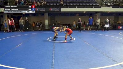92 lbs 3rd Place Match - Liam Hinton, Gold Medal Grappling vs Ethan VanDyke, Michigan Premier WC