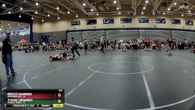 115 lbs Round 5 (8 Team) - Tyson Crowsey, PitBull Terps vs Rocco Gannon, Richmond WC