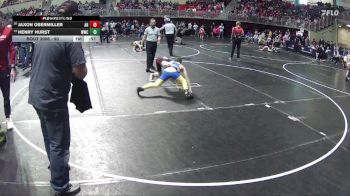 95 lbs Champ. Round 2 - Henry Hurst, Wahoo Wrestling Club vs Jaxon Obermiller, ALC Rebels