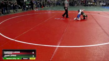 60 lbs 1st Place Match - Jaxon Liffrig, K-M vs Harrison Larson, Worthington