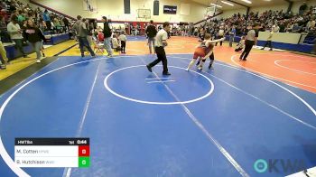 Rr Rnd 1 - Myles Cotten, Hilldale Youth Wrestling Club vs Braxton Hutchison, Woodland Wrestling Club