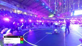 86 lbs Consi Of 8 #1 - Theseus Hancock, Chickens Wrestling Club vs Chase Luvaas, 2tg