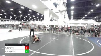 62 lbs Semifinal - Victor Urquijo, Juggernaut WC vs Roman Carter, Mat Demon WC