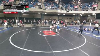 120 lbs Cons. Round 1 - Kaden Alldredge, Edwardsville vs Anthony Mendez, Providence Catholic
