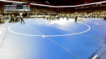 113 Class 2 lbs 3rd Place Match - Will Erickson, Cameron vs Perry Morgan, Oak Grove