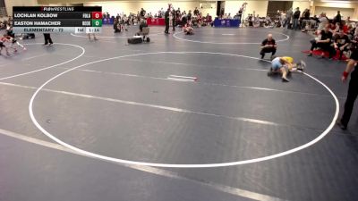 Elementary - 72 lbs Lochlan Kolbow, Forest Lake vs Easton Hamacher, Becker