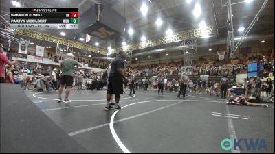 76 lbs Consolation - Taylen Walden, Elgin Wrestling vs Kyzer Sanders, Standfast