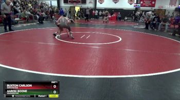 132 lbs Round 1 - Aaron Boone, Washington vs Buxton Carlson, Burlington