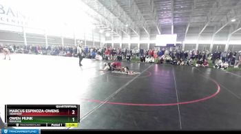 165 lbs Quarterfinal - Owen Munk, Ridgeline vs Marcus Espinoza-Owens, Viewmont
