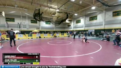 140 lbs Cons. Round 5 - Zane Miller, Sioux Valley Wrestling vs Jaden Bult, Bon Homme Youth Wrestling