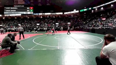 75 lbs Cons. Round 1 - Cody Markell, MEN1 vs Knox Short, DWC3