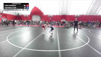 113 lbs Champ. Round 1 - Seth Corrigan, Depere High School vs Maximus Clark, Aviators Wrestling