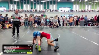 76 lbs Round 3 (6 Team) - Gideon Batchelor, Florida Scorpions vs Luke Whitmer, Beebe Trained