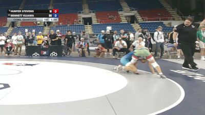 150 lbs Cons. Quarters - Hunter Stevens, Wisconsin vs Bennett Kujawa, Minnesota