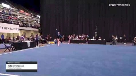 Kate Christensen - Women's Group, Premier Gymnastics - 2021 Women's Xcel Region 4 Championships