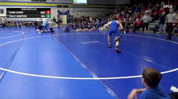 138 lbs Champ. Round 1 - Dane Owen, Anamosa vs Tully Griffith, West Liberty