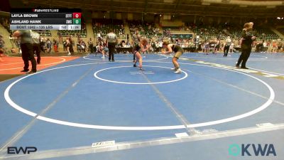 135 lbs Rr Rnd 3 - Layla Brown, Standfast vs Ashland Hawk, Salina Wrestling Club