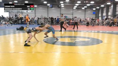 92 lbs Round 1 (9am Saturday) - Brendan Daugherty, PA Gold vs Logan Tuck, Team Gotcha
