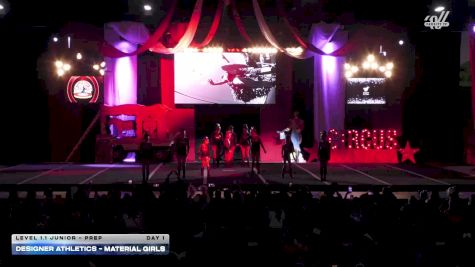 Designer Athletics - MATERIAL GIRLS [2025 L1.1 Junior - PREP Day 1] 2025 ASC Battle Under the Big Top Grand Nationals