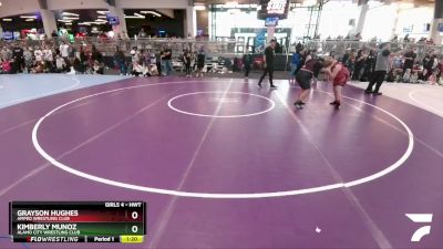 Round 1 - Grayson Hughes, Amped Wrestling Club vs Kimberly Munoz, Alamo City Wrestling Club