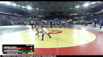 70 lbs Cons. Round 2 - Gunner Scanlan, Team Aggression Wrestling Club vs Graiden ONeill, Askeo International Mat Club