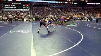2A-150 lbs Champ. Round 2 - Keaton Gates, West Branch vs Grant Knutson, Decorah