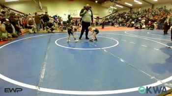 40 lbs Round Of 16 - Griffin Edmondson, Team Tulsa Wrestling Club vs Lane Carrier, Raw Wrestling Club